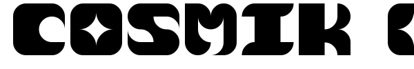 Cosmik Orchestra font preview